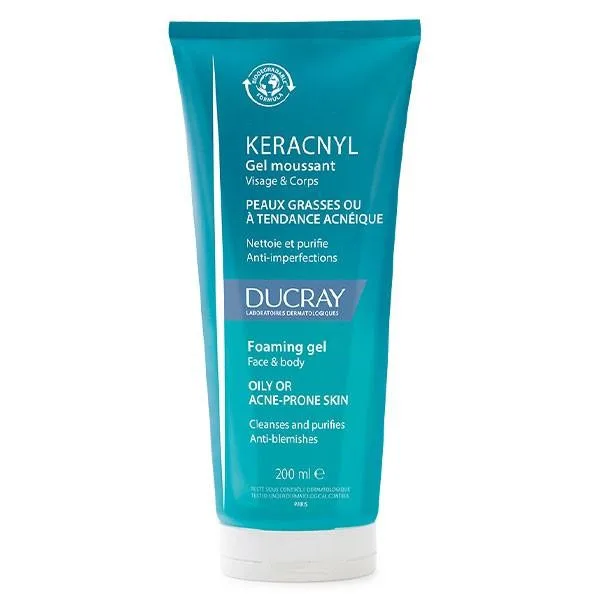 Ducray Keracnyl Gel Moussant 200 ml