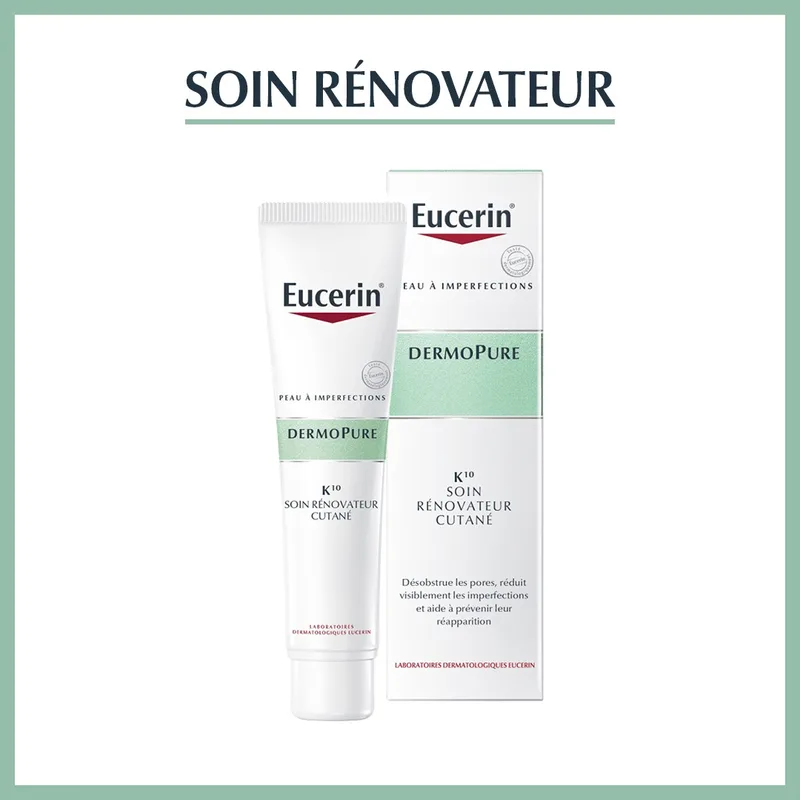 Eucerin Dermopure K10 Soin Rénovateur Cutané 40 ml