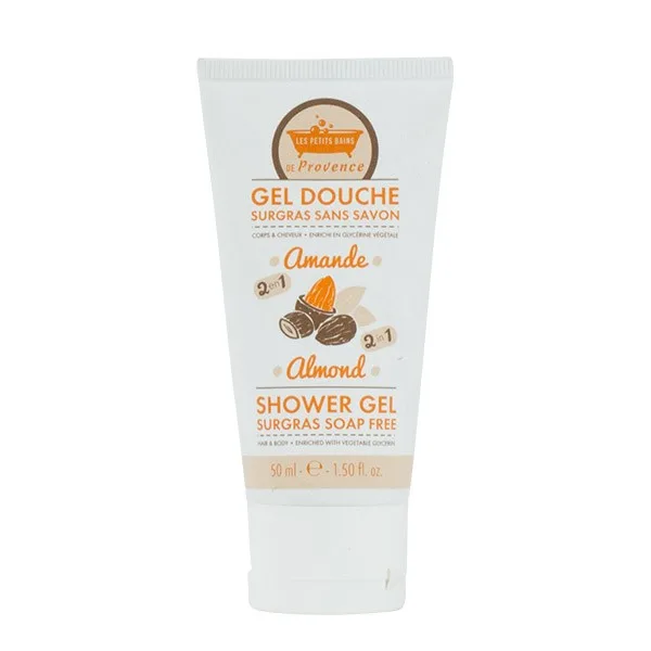 Les Petits Bains de Provence Gel Douche Surgas sans Savon Amande 50 ml