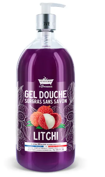 Les Petits Bains de Provence Gel Douche Litchi 1 L
