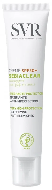 SVR Sebiaclear Creme Solaire SPF 50 40 ml