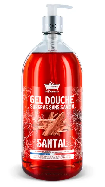Les Petits Bains de Provence Gel Douche Santal 1 L