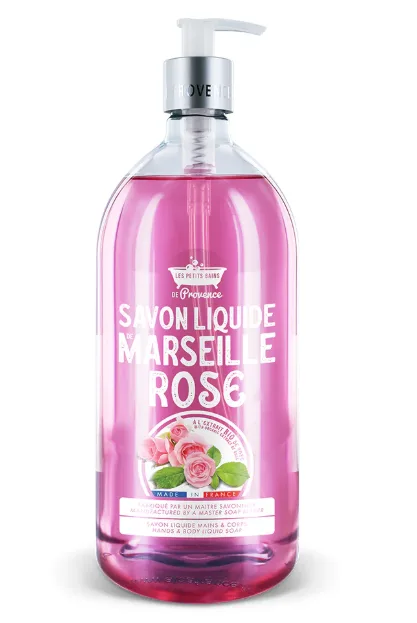 Les Petits Bains de Provence Savon Liquide Rose 1 L