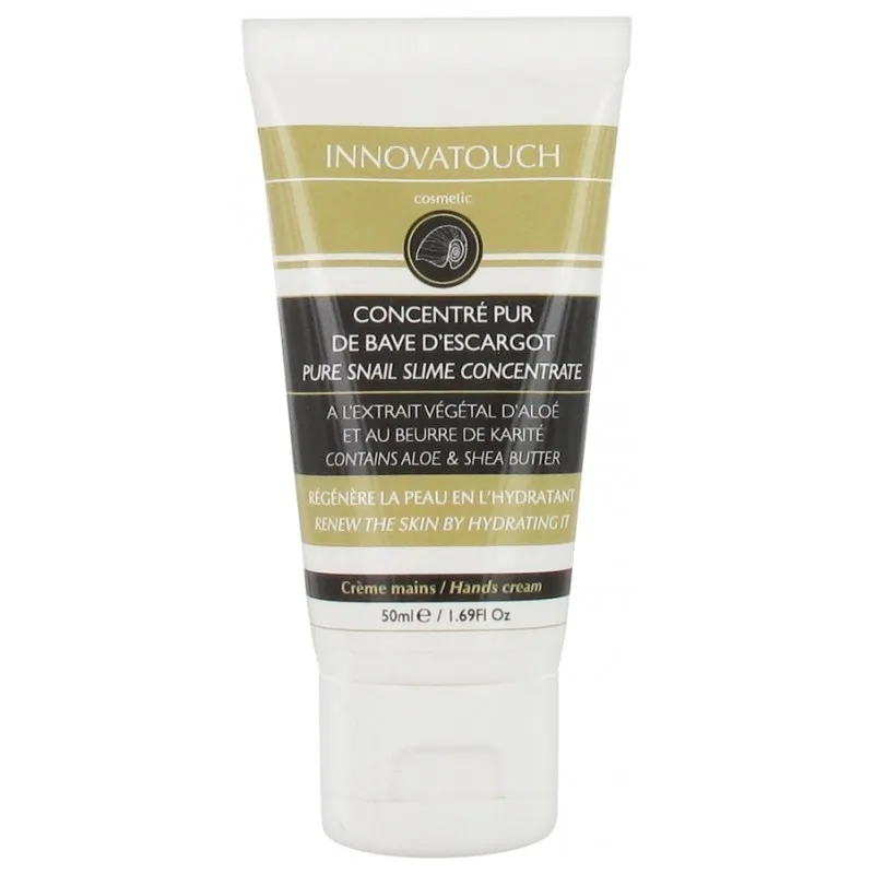 Innovatouch Crème Mains Réparatrice au concentré pur de bave d'escargot 50 ml