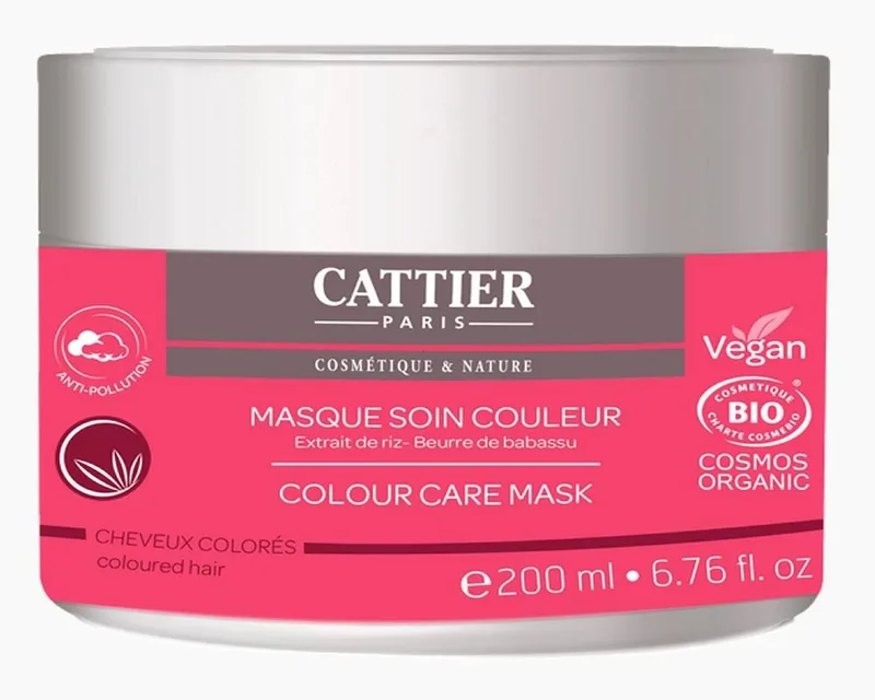 Cattier Masque soin couleur bio cheveux colorés 200 ml