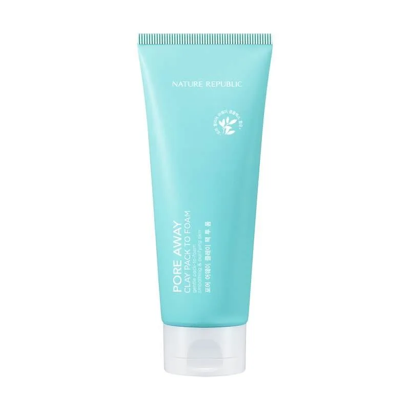 Nature Republic Pore Away Clay Pack To Foam 150 ml