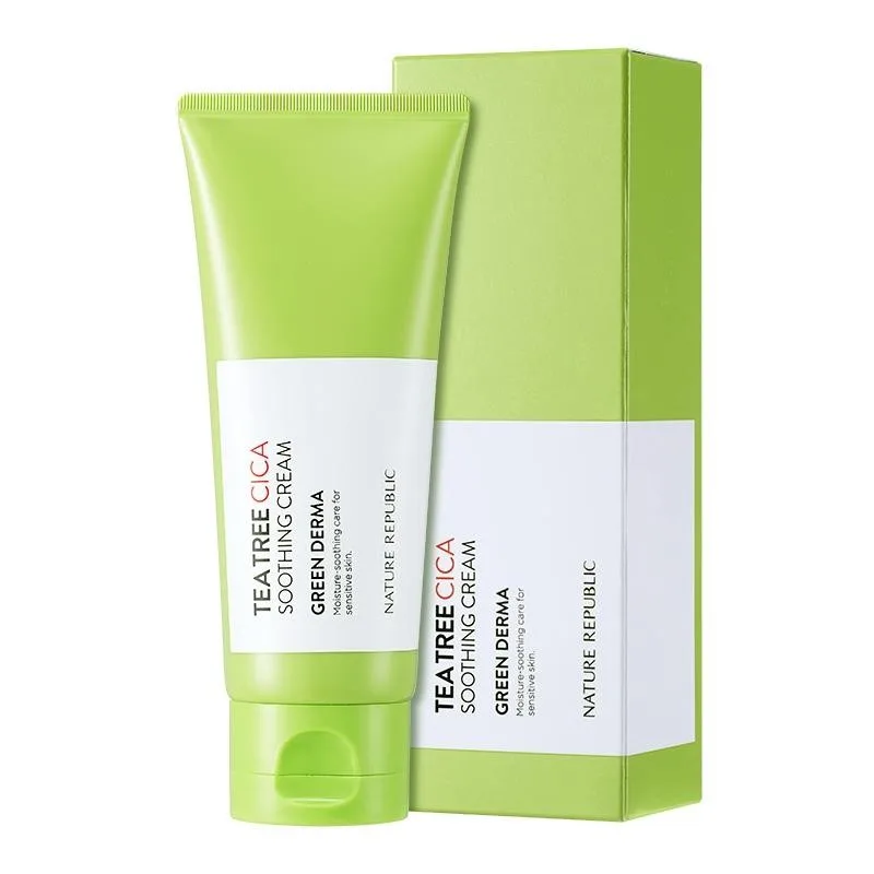 Nature Republic Green Derma Tea Tree Cica Soothing Cream 100 ml