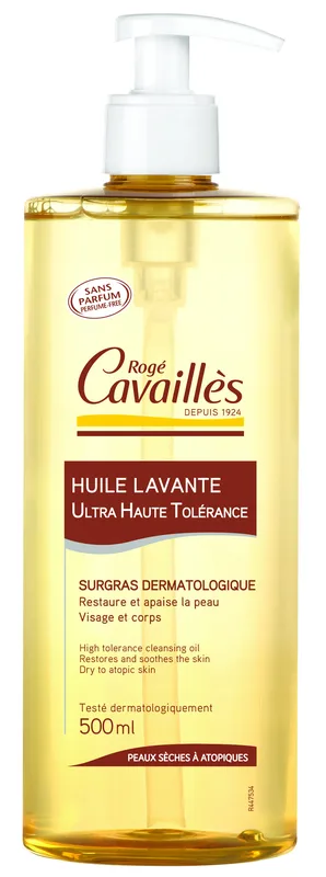 Roge Cavailles Dermo-Uht Huile Lavante Surgras 500 ml