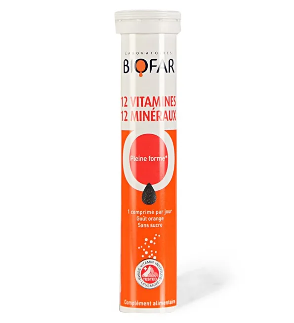 Biofar 12 Vitamines 12 Mineraux / 20 Cps