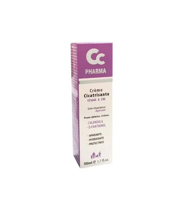 CC Pharma Crème Cicatrisante Visage et Cou 50 ml