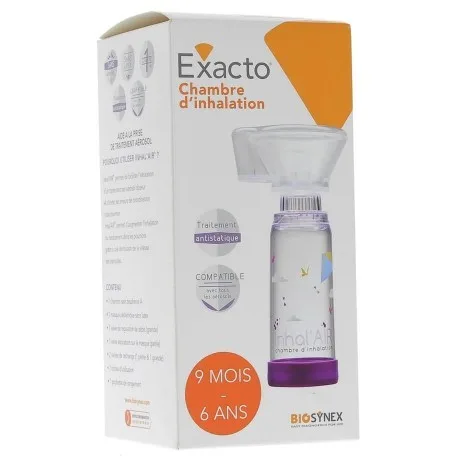 Biosynex Exacto Chambre d'Inhalation 9 mois - 6 ans