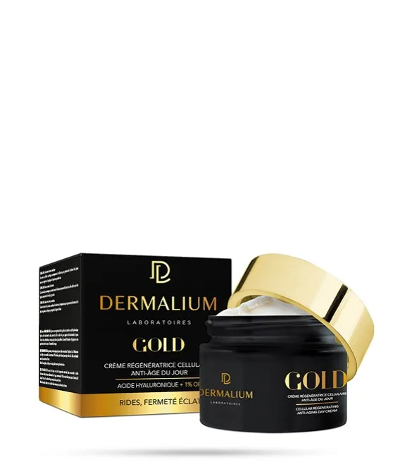 Dermalium Gold Crème Régénératrice Cellulaire Anti-Âge du Jour 50 ml