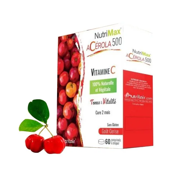 Nutrimax Acerola 500 mg /60 Cps
