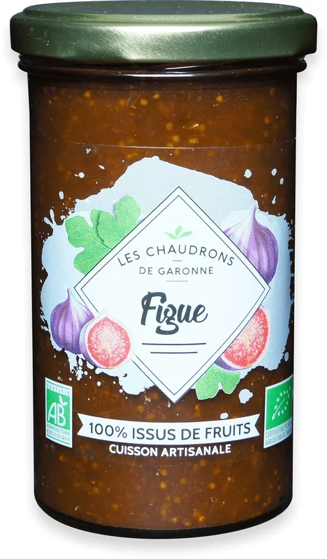 Les Chaudrons de Garonne Préparation 100% Fruits Figue 275 g