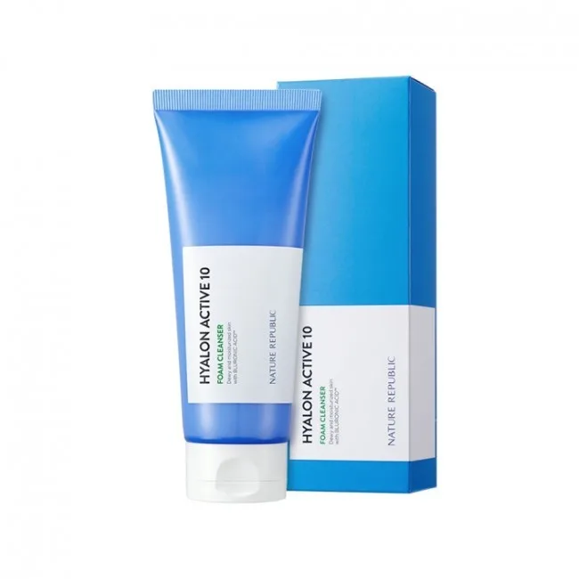 Nature Republic Mousse Nettoyante Visage - Acide Hyaluronique 150 ml