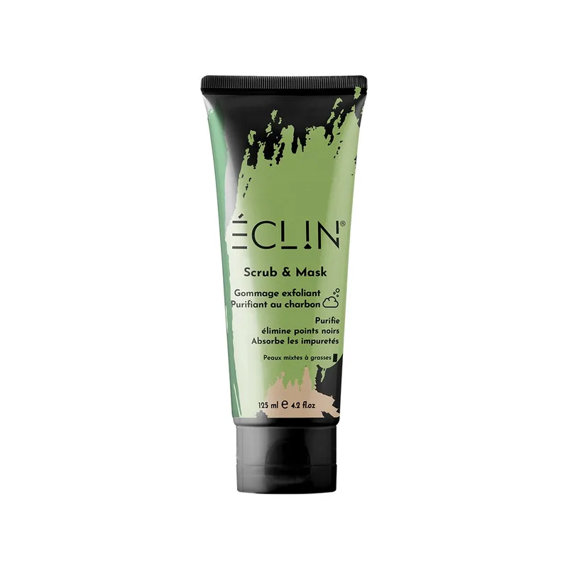 Eclin Scrub and Mask Gommage au Charbon Actif