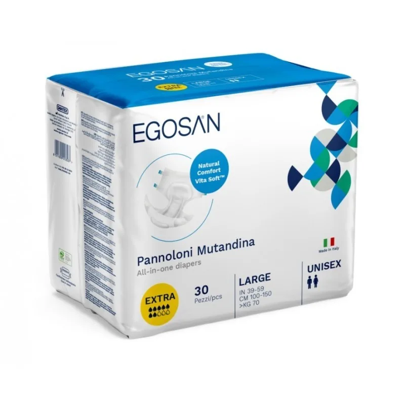 Egosan Changes Complets Natural Confort 30Unités (7gttes) Taille L