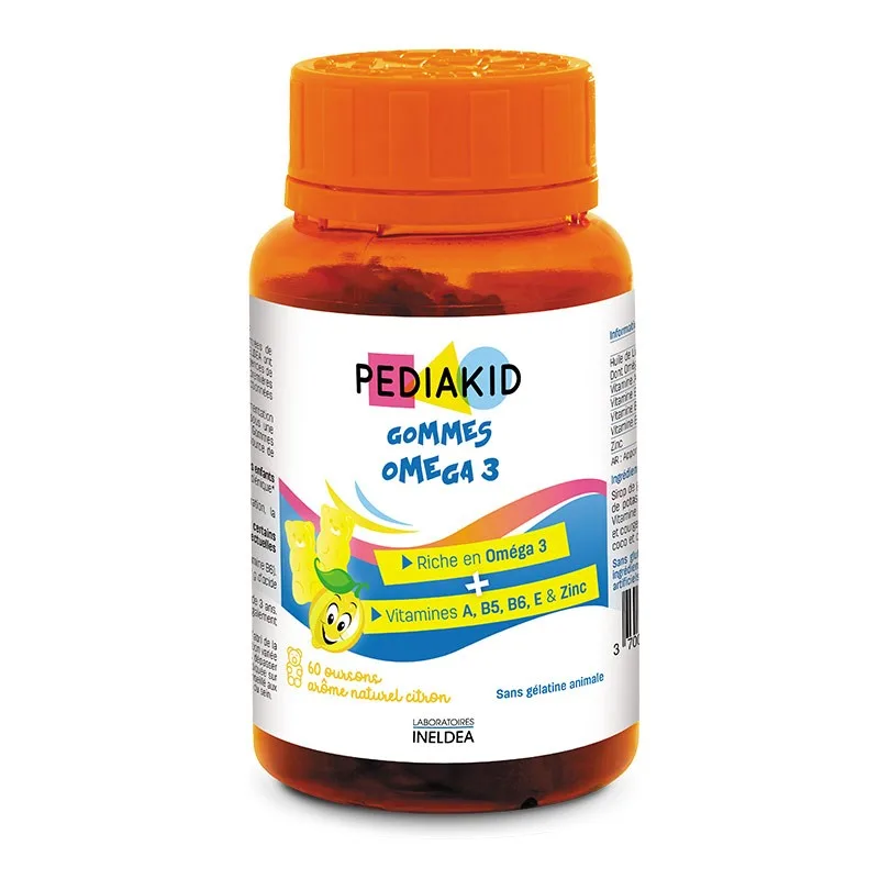 Pediakid Gommes Oméga 3 60 oursons