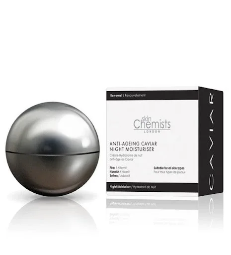 SkinChemists Soin Hydratant Anti-Âge Caviar Nuit 50 ml