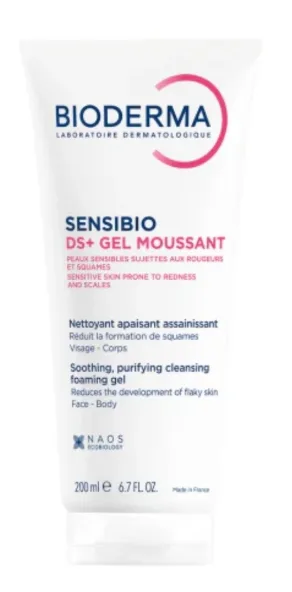 Bioderma Sensibio Ds+ Gel Nettoyant Apaisant 200 ml Visage et Corps