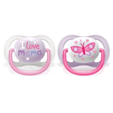 Avent Sucette Ultra Air Happy 0-6 Mois SCF080/02