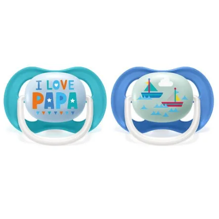 Avent Sucette Ultra Air Happy 6-18 Mois SCF080/03