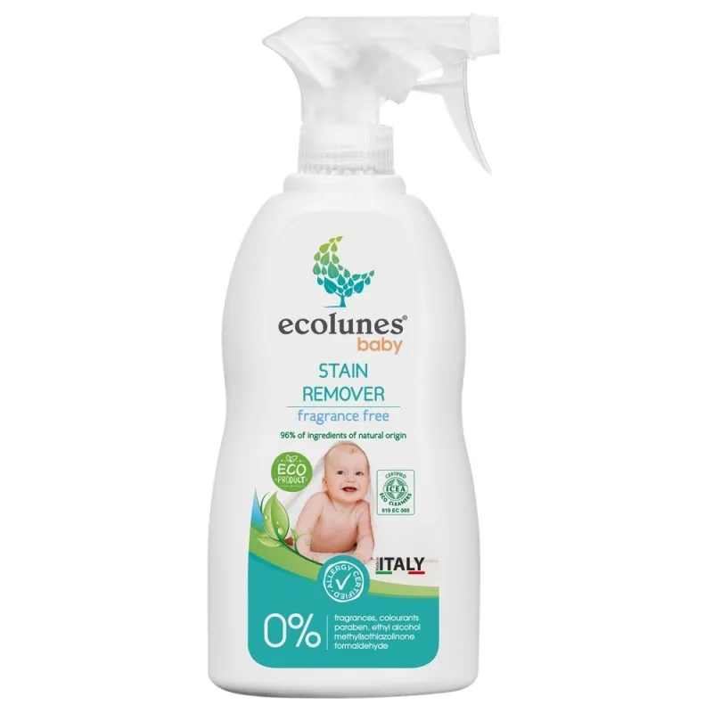 Ecolunes Spray Détachant Bébé Écologique et Hypoallergénique – 300 ml