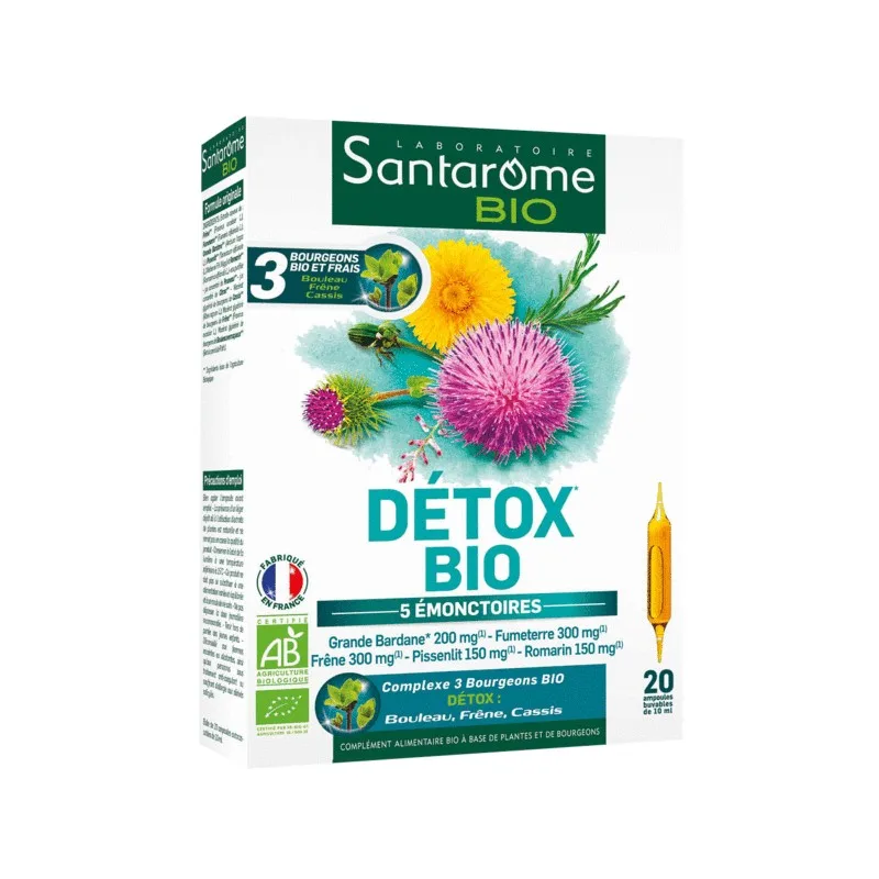 Santarome Détox BIO 20 Ampoules