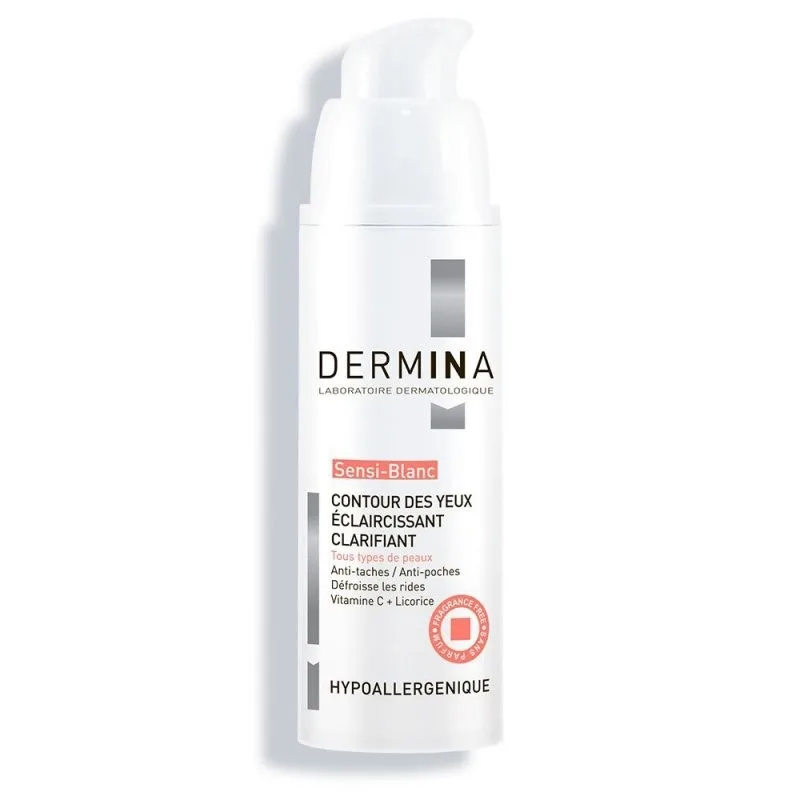 Dermina Sensi-Blanc Contour des Yeux Eclaircissant Clarifiant 20 ml