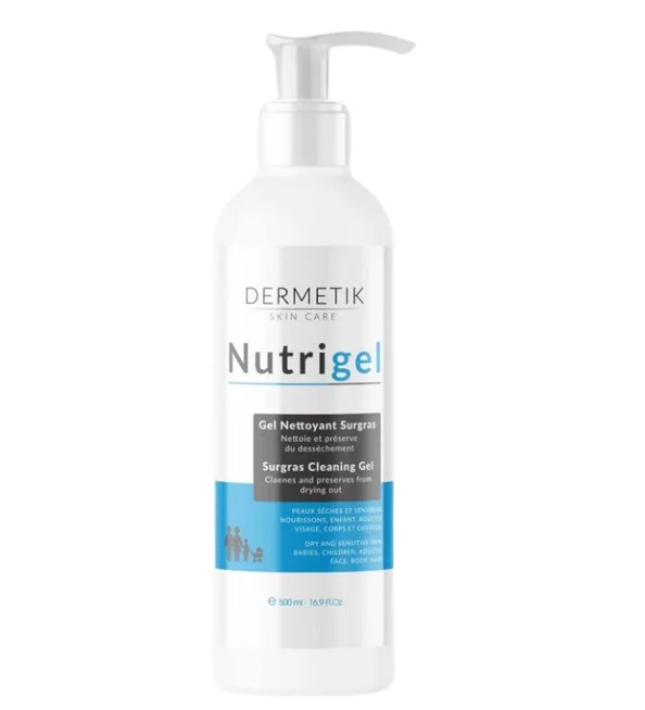 Dermetik-Nutrigel Gel Nettoyant Surgras 500 ml