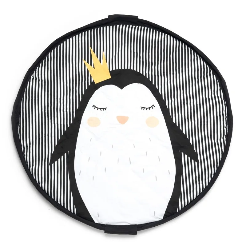 Play&go Sac de rangement de jouets et tapis de jeux Soft Pingouin