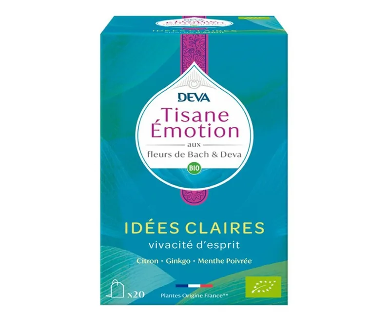 Deva Tisane Emotion Idées Claires Vivacité D’esprit 20 Sachets