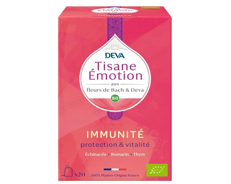 Deva Tisane Emotion Immunité Protection & Vitalité 20 Sachets