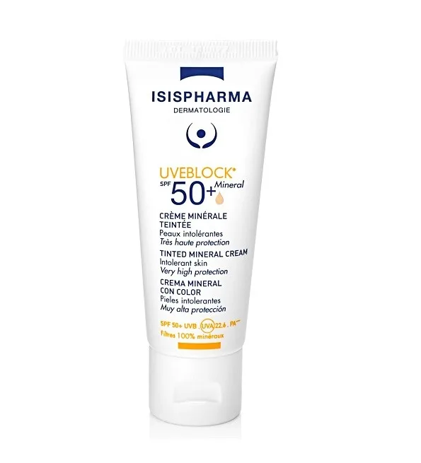 Isis Pharma Uveblock SPF50+ Mineral Teinté 40 ml