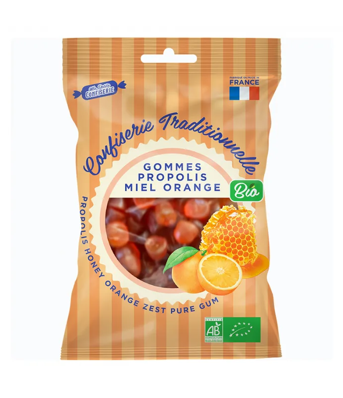 Ma petite confiserie Gommes Propolis Miel Orange 100 g