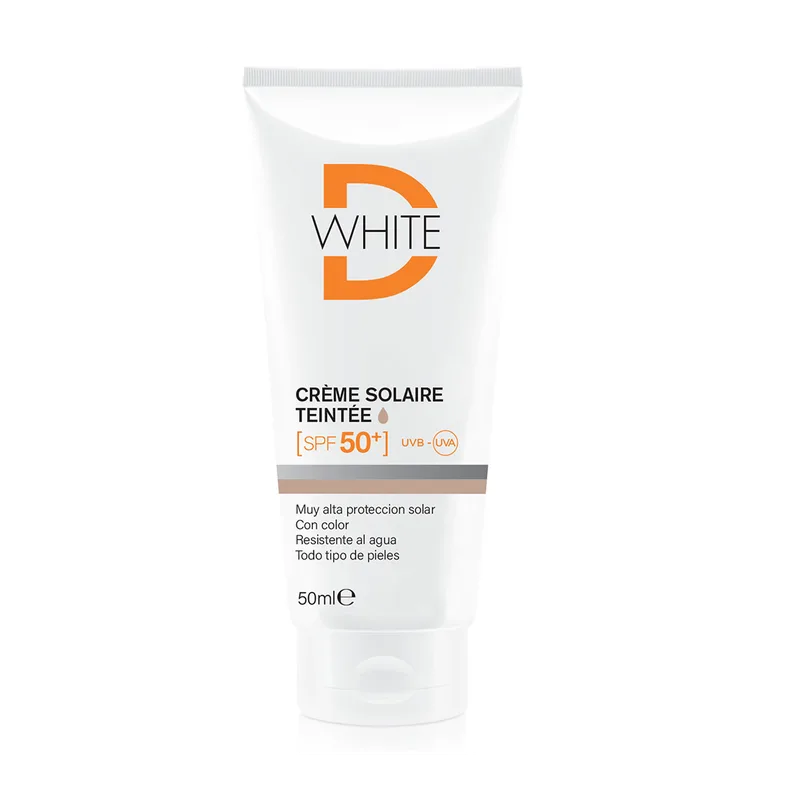 Dwhite Ecran Solaire Teintee Medium spf50+ 50 ml