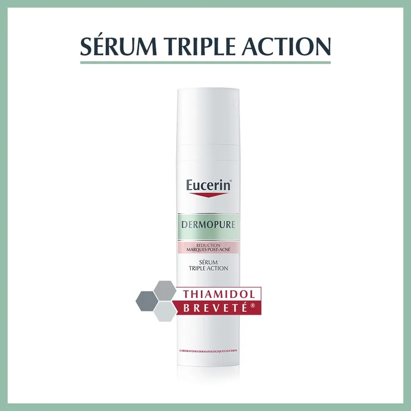 Eucerin Dermopure Sérum-Triple Action 40 ml+dermopure gel 200 ml offert