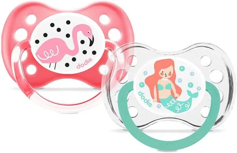 Dodie Sucette Anatomique 18 +6M Duo Sirene/flamand