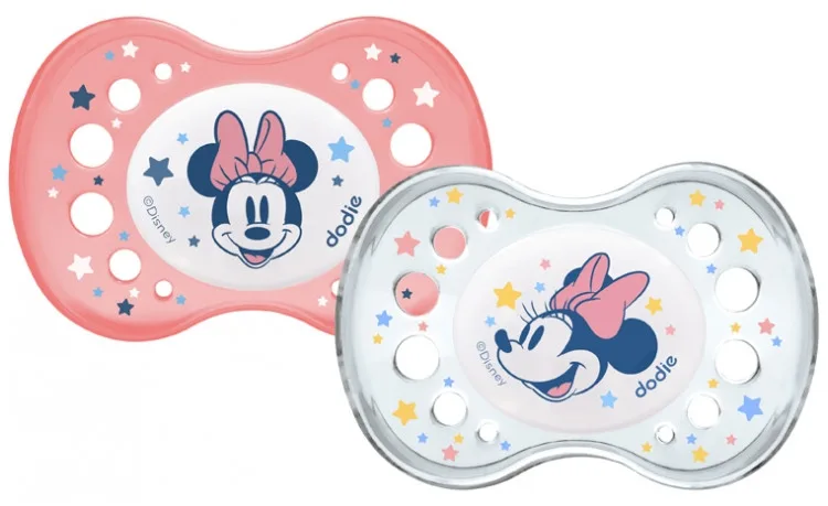Dodie Sucette Anatomique +18M A74 Duo Minnie Nuit