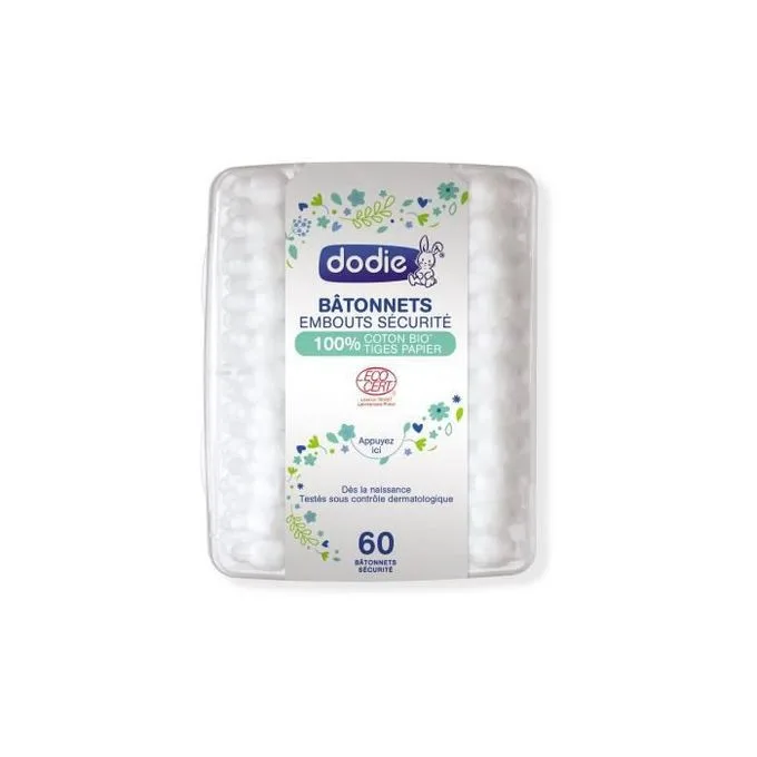 Dodie Bâtonnets Bébé BIO Gots X60