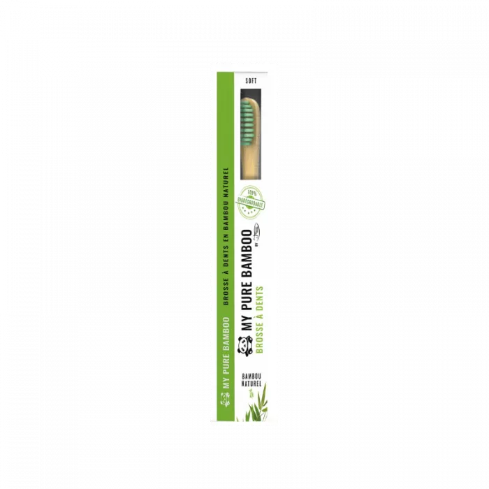 Denti Smile Brosse A Dent Bambou Medium Vert