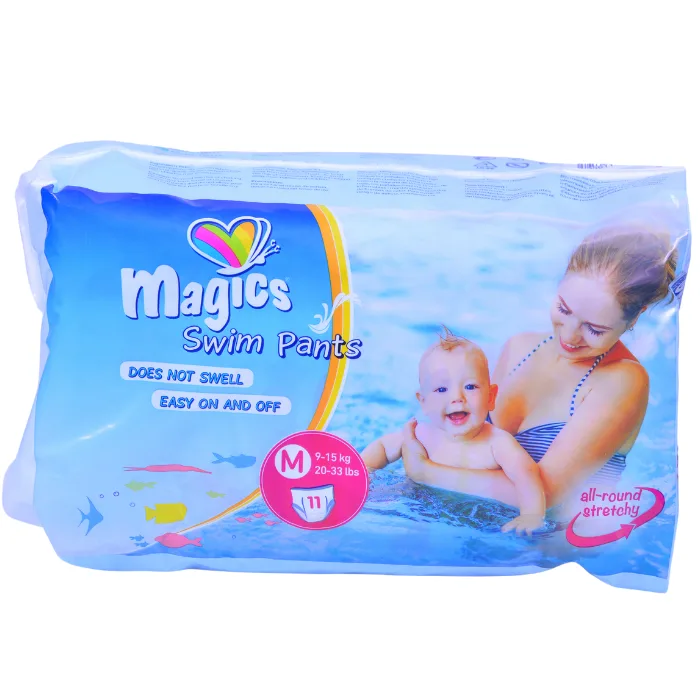 Magics Culottes de Bain Taille M 9-15 kg Sachet de 11 Pièces