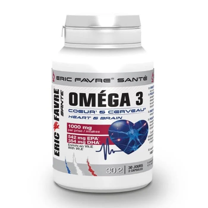 Veera Santé Omega 3 Cœur & Cerveau 3000 mg 60 Capsules