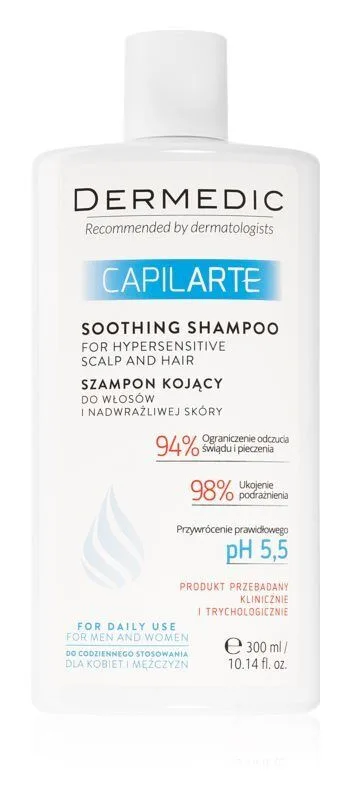 Dermedic capilarte soothing shampoo 300 ml