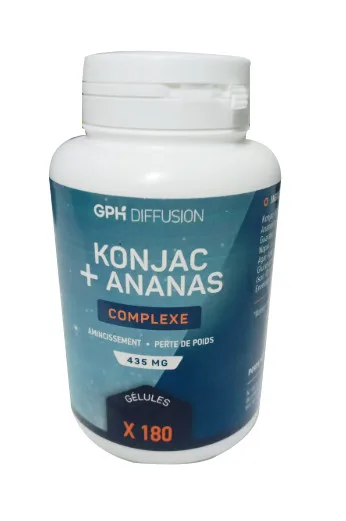 Gph Diffusion Konjak + Ananas 435 mg 180 Gelules