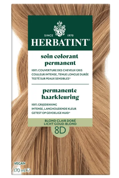 Herbatint Soin Colorant Permanent 8D Blond Clair Dore