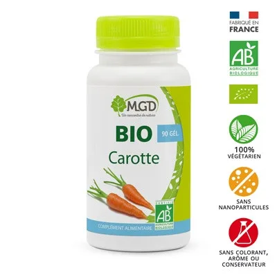 Mgd Carotte BIO Pillulier 90 gélules