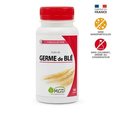 Mgd Huile de Germe de Ble Pillulier 100 Capsules