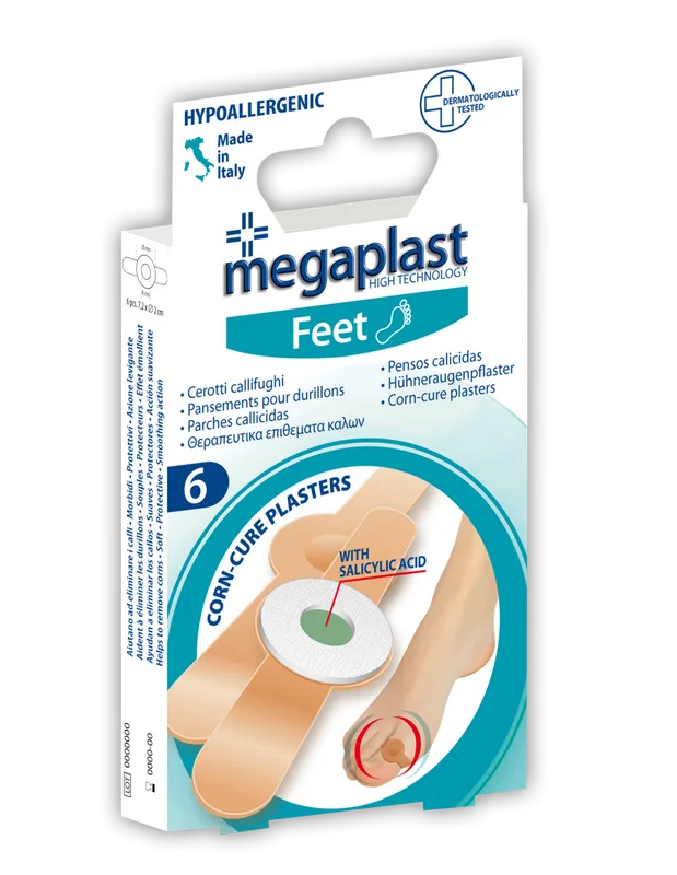 Megaplast Pansement pour Durillons Boîte 6 - 130534