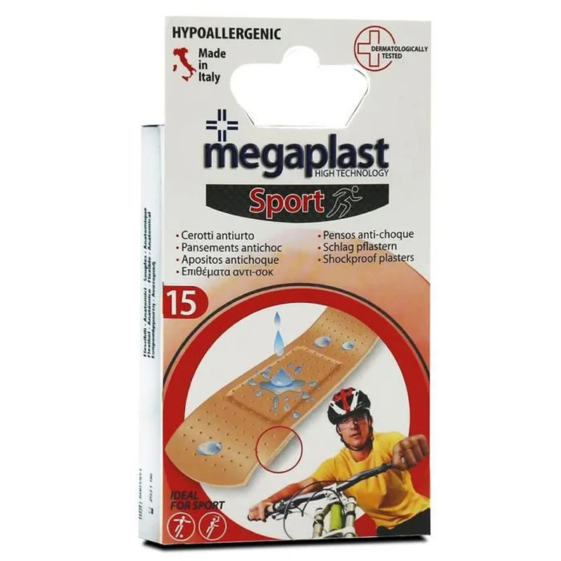 Megaplast Pansement Sport Anti-Choc Boîte 15 - 112851